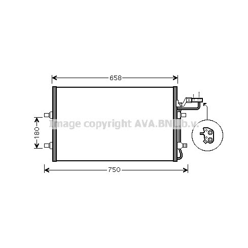 Слика на Ладник за клима AVA QUALITY COOLING VO5140