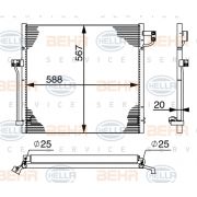 Слика 1 $на Ладник за клима BEHR HELLA SERVICE 8FC 351 004-574