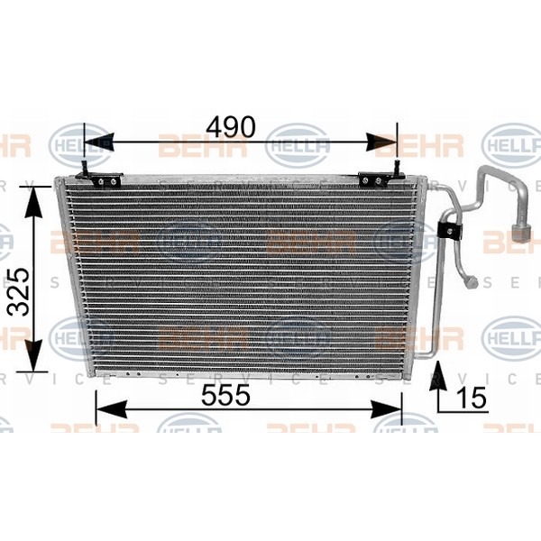 Слика на Ладник за клима BEHR HELLA SERVICE 8FC 351 035-261