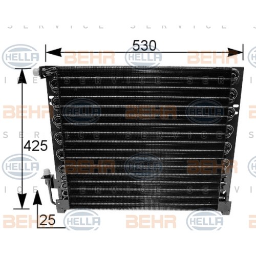 Слика на Ладник за клима BEHR HELLA SERVICE 8FC 351 035-361