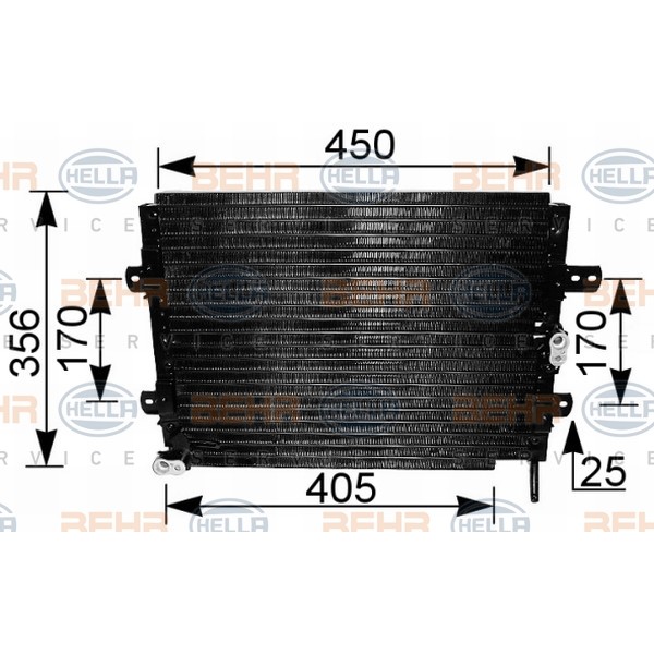 Слика на Ладник за клима BEHR HELLA SERVICE 8FC 351 036-581