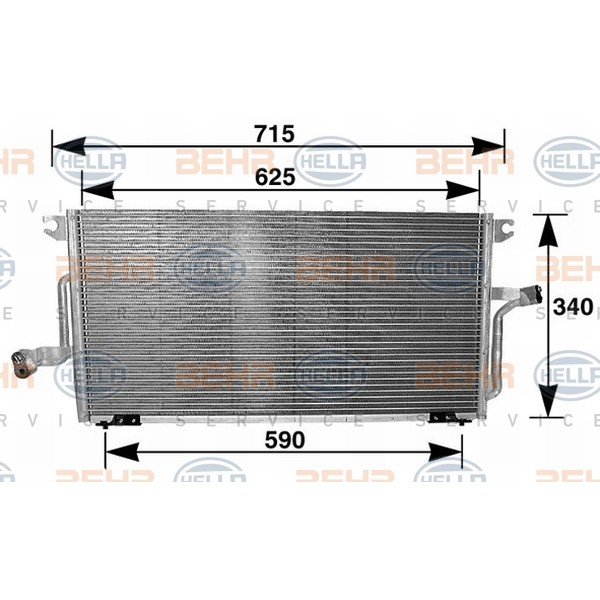 Слика на Ладник за клима BEHR HELLA SERVICE 8FC 351 037-361