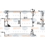 Слика 1 на Ладник за клима BEHR HELLA SERVICE PREMIUM LINE 8FC 351 317-311