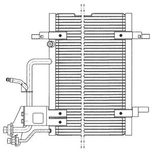 Слика на Ладник за клима DELPHI TSP0225011 за Audi A4 Avant (8D5, B5) 2.8 quattro - 193 коњи бензин