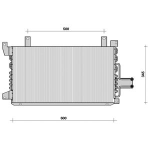 Слика на Ладник за клима DELPHI TSP0225058 за Renault 21 Hatchback 2.1 Turbo-D (B486, B488, B48V) - 88 коњи дизел