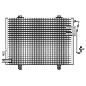 Слика на Ладник за клима DELPHI TSP0225131 за Renault Clio 2 1.9 D (B/CB0J) - 65 коњи дизел