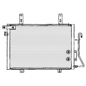 Слика на Ладник за клима DELPHI TSP0225133 за Renault Kangoo Express (FC0-1) D 55 1.9 (FC0D) - 54 коњи дизел