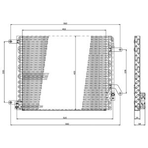 Слика на Ладник за клима DELPHI TSP0225190 за Lancia Kappa Coupe (838) 3.0 24V (838CD, 838CD11A) - 204 коњи бензин