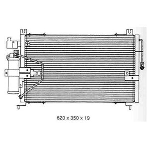 Слика на Ладник за клима DELPHI TSP0225256 за Daihatsu Charade MK4 G200,G202 1.3 i 16V - 84 коњи бензин