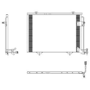 Слика на Ладник за клима DELPHI TSP0225432 за Mercedes SLK (r170) 200 Kompressor (170.445) - 192 коњи бензин