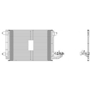 Слика на Ладник за клима DELPHI TSP0225482 за Audi A3 (8P1) 2.0 FSI - 150 коњи бензин