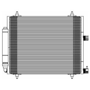 Слика на Ладник за клима DELPHI TSP0225595 за Lancia Phedra (179) 2.0 JTD (179AXB1A) - 109 коњи дизел