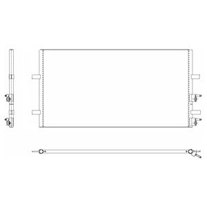 Слика на Ладник за клима DELPHI TSP0225640 за Ford Transit BUS 2.4 TDCi 4x4 - 140 коњи дизел