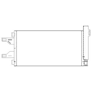 Слика на Ладник за клима DELPHI TSP0225676 за Fiat Ducato BOX 250 140 Natural Power - 136 коњи компресиран природен газ (метан)