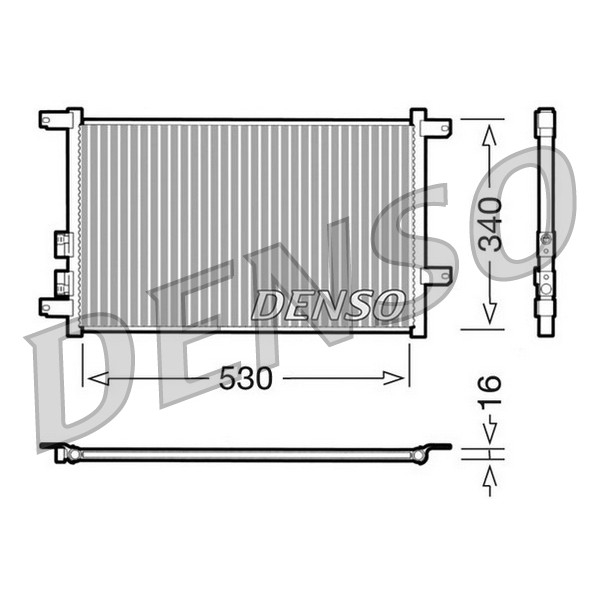 Слика на Ладник за клима DENSO DCN01011