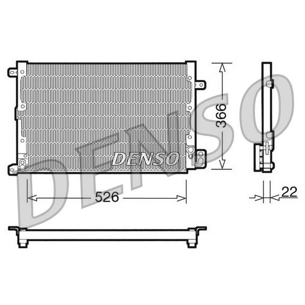 Слика на Ладник за клима DENSO DCN01020