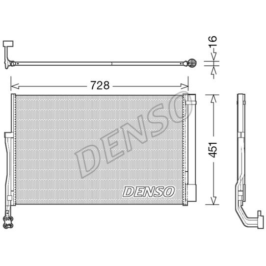 Слика на Ладник за клима DENSO DCN02007