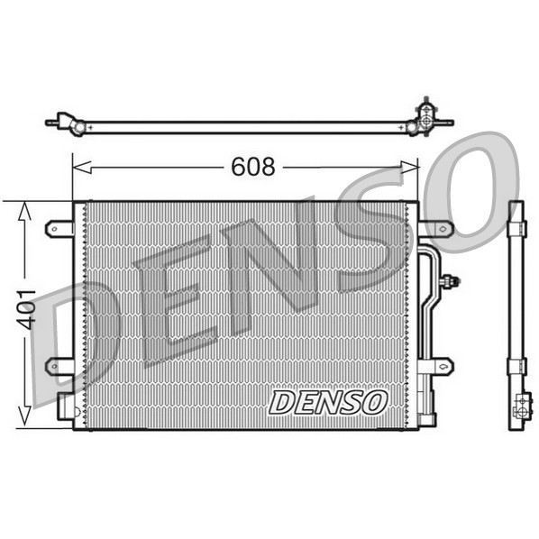 Слика на Ладник за клима DENSO DCN02011