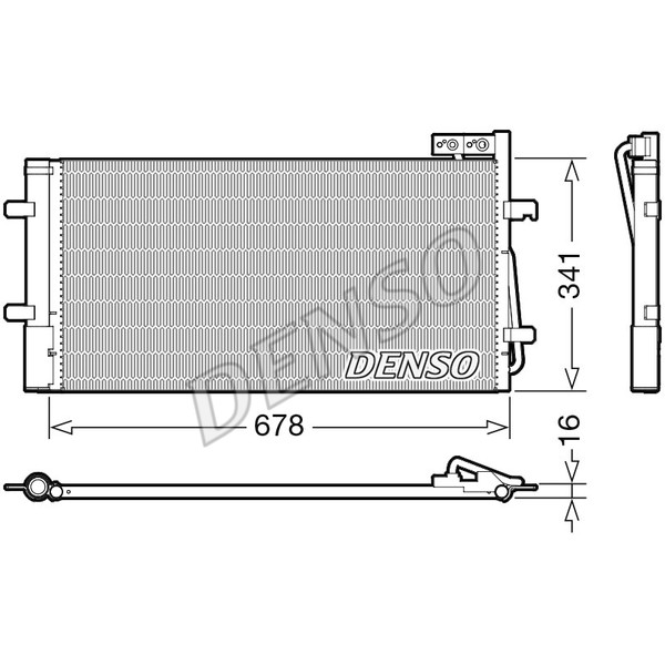 Слика на Ладник за клима DENSO DCN02035