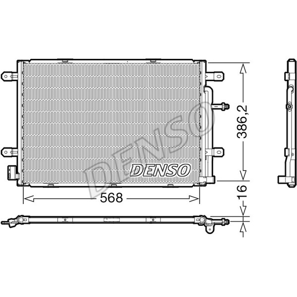 Слика на Ладник за клима DENSO DCN02039