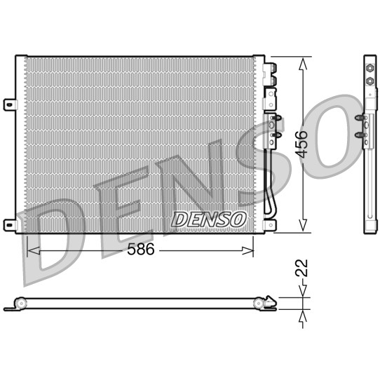 Слика на Ладник за клима DENSO DCN06009