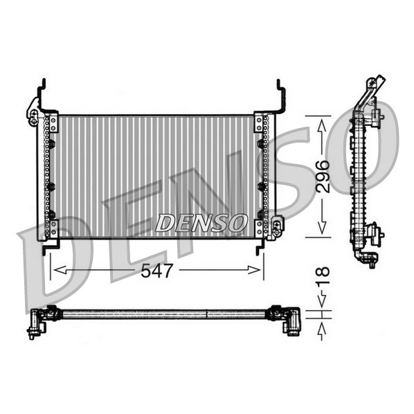 Слика на Ладник за клима DENSO DCN09082