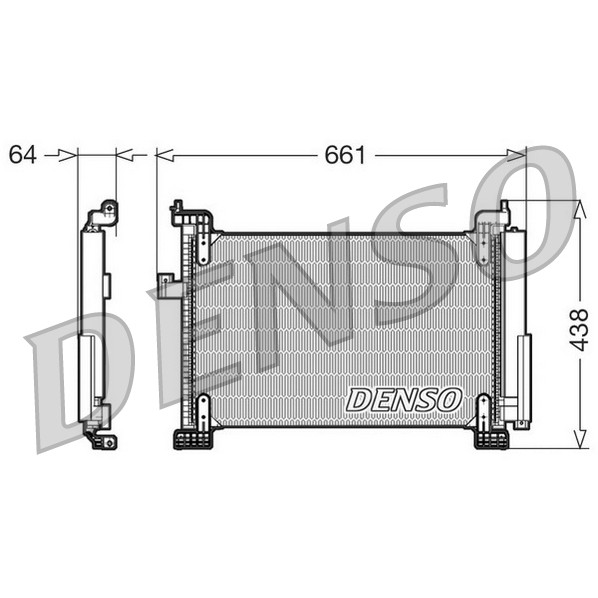 Слика на Ладник за клима DENSO DCN09085