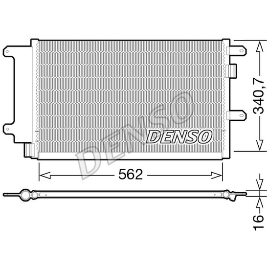 Слика на Ладник за клима DENSO DCN12003