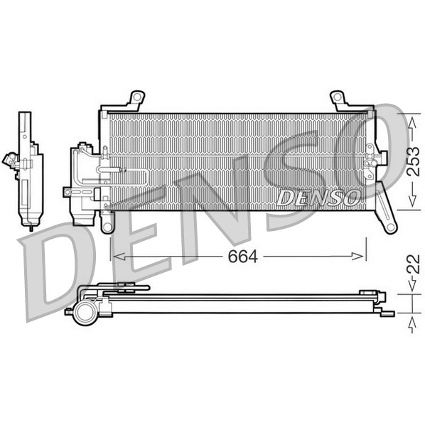 Слика на Ладник за клима DENSO DCN13011