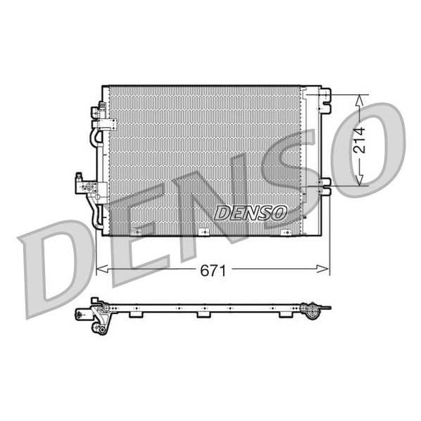 Слика на Ладник за клима DENSO DCN20009