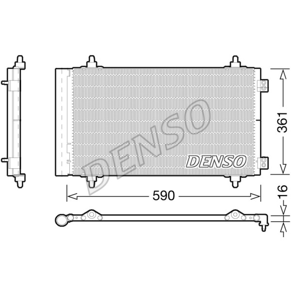 Слика на Ладник за клима DENSO DCN21018