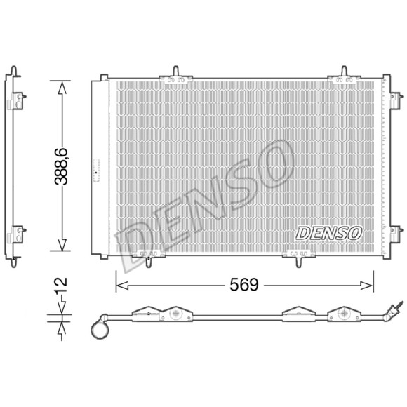 Слика на Ладник за клима DENSO DCN21030