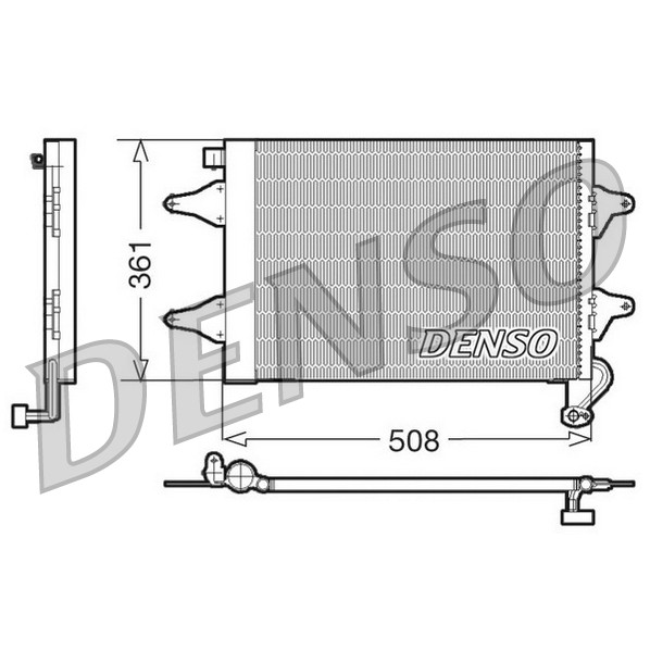 Слика на Ладник за клима DENSO DCN27004