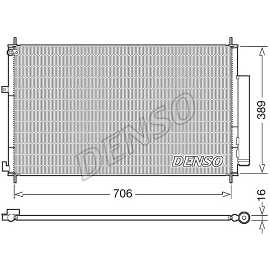 Слика на Ладник за клима DENSO DCN40024