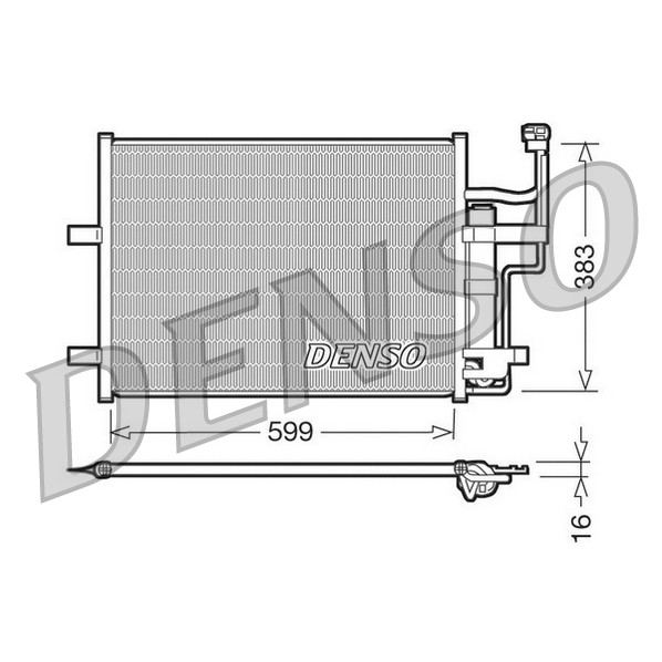 Слика на Ладник за клима DENSO DCN44003