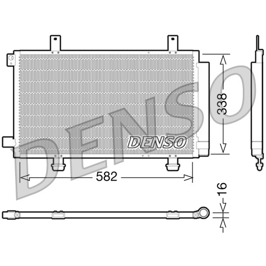 Слика на Ладник за клима DENSO DCN47002