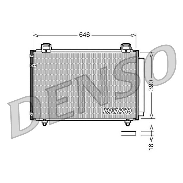 Слика на Ладник за клима DENSO DCN50024