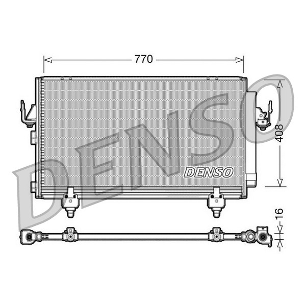 Слика на Ладник за клима DENSO DCN50031