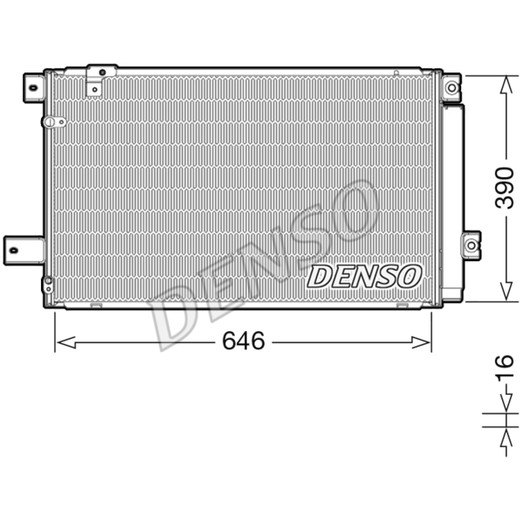 Слика на Ладник за клима DENSO DCN50049