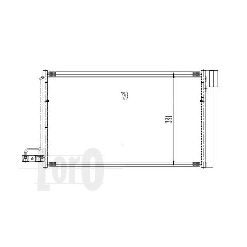 Слика на Ладник за клима DEPO-LORO 017-016-0018 за Ford Focus 3 Hatchback 1.6 LPG - 117 коњи Бензин/Автогаз (LPG)