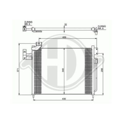 Слика на Ладник за клима DIEDERICHS Climate DCC1232