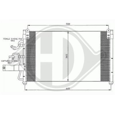 Слика на Ладник за клима DIEDERICHS Climate DCC1498