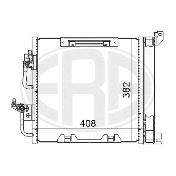 Слика на Ладник за клима ERA 667019 за Opel Astra H Van 1.3 CDTI - 90 коњи дизел