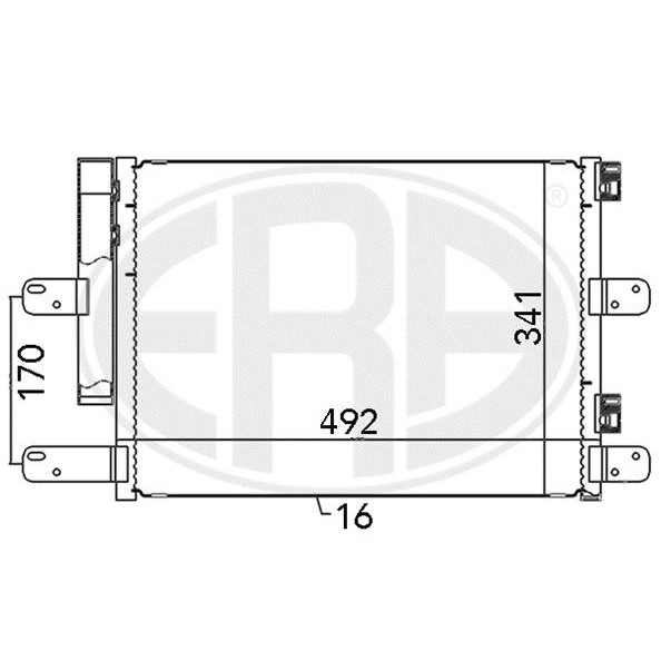 Слика на Ладник за клима ERA 667120 за камион Iveco Eurocargo 65 E 13 K tector - 130 коњи дизел