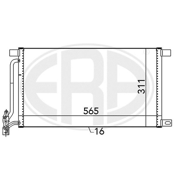 Слика на Ладник за клима ERA 667134 за BMW X3 E83 3.0 sd - 286 коњи дизел