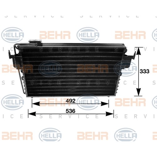 Слика на Ладник за клима HELLA 8FC 351 035-391