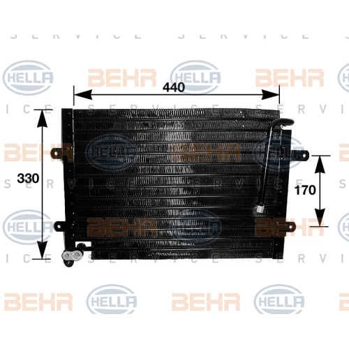 Слика на Ладник за клима HELLA 8FC 351 036-471