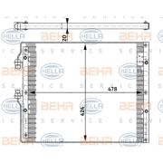 Слика 1 на Ладник за клима HELLA 8FC 351 302-181