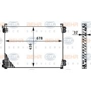 Слика 1 на Ладник за клима HELLA BEHR  SERVICE  PREMIUM LINE 8FC 351 317-251