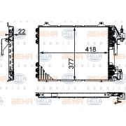 Слика 1 на Ладник за клима HELLA BEHR  SERVICE  PREMIUM LINE 8FC 351 317-281